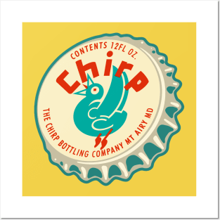 Vintage Chirp Soda Bottlecap Posters and Art